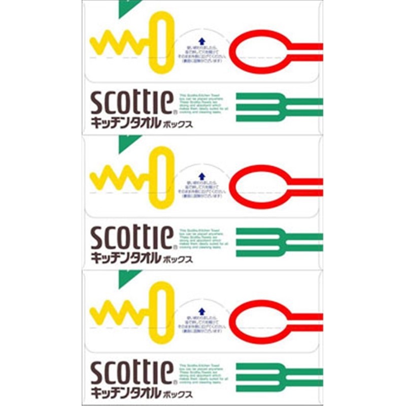 Scottie Kitchen Towel Boxes, 150 Sheets (75 Pairs), Pack of
