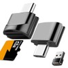 Xiatiaosann USB C to Micro SD TF Card Reader, Type