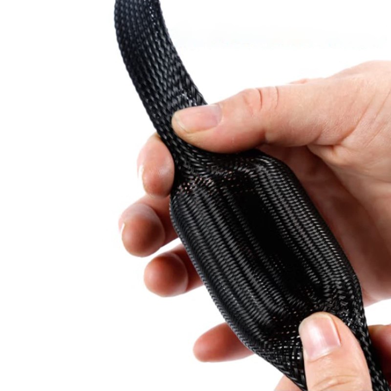 Othmro PET Cable Sleeve Braided Expandable High Temperature Electrical Cable