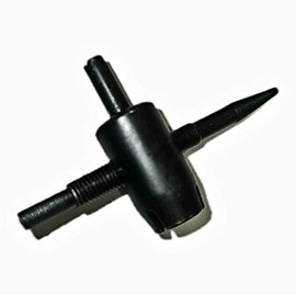 levando Thread Refiner - Pack of 2 - Black - Tap Cutter for Valves, Tyre Valve and Valve Thread Cutter, Ideal as a Tyre Tool or Accessory for Tyre Fitting