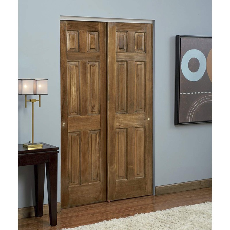 Johnson Hardware 2200F602 Twin Wheel Sliding Bypass Door Hardware (30"