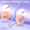 Teenitor Pimple Extractor Acne Treatment Tool Blackhead Comedone Removal 2-in-1