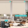Changshade Smart Roller Shade with Remote Control Blackout Automatic Window