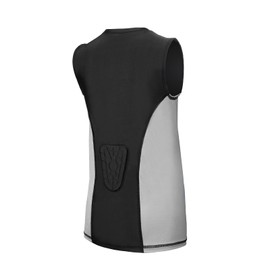 DGXINJUN Youth Boys Baseball Catcher Chest Protectors Vest Heart Sternum Guard Padded Shirt for Kids Softball Football Rugby