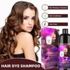 Amococo-Hair dye Shampoo, Quick hair dye,hair care,Fruity aroma-Black & Brown-3-In-1