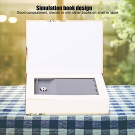 Book Safe with Key Lock, Real Paper Diversion Book Safe with Key, Secret Box/Money Hiding Box/Collector's Box, Alice In Wonderland, 8.7 x 6.0 x 1.8 Inches