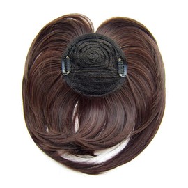 TOVINANNA 3 Pcs Head Hair Wig Short Straight Hair Pieces Volume Enhancer Stylish