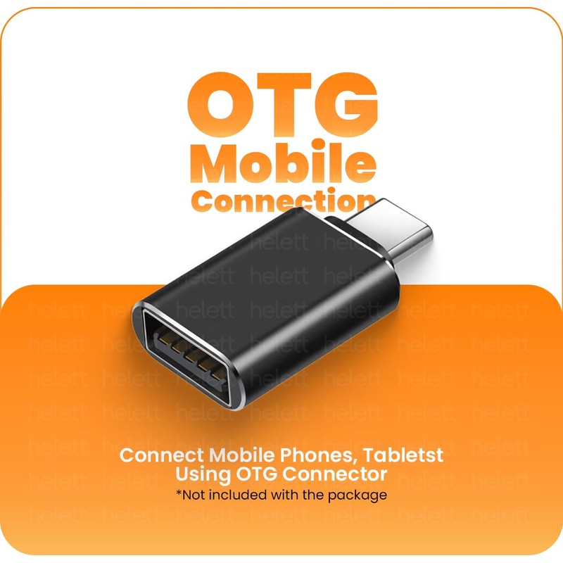 Helett® HT20 Wireless 2.4GHz 2D & 1D Barcode Scanner (QR