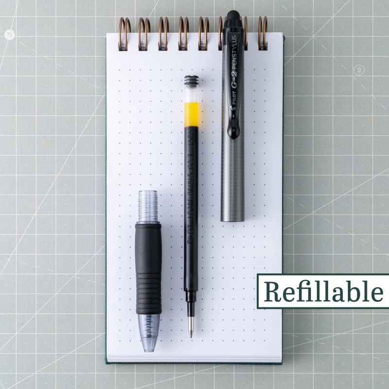 Pilot, G2 Pen Stylus, Fine Point 0.7 mm, Pack of