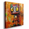 Ypxzzj Vibrant Abstract Robot Wall Art Canvas Print, 20 x