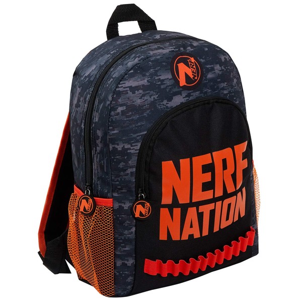 Nerf Nation Backpack Boys Back to School Rucksack Kids Bag
