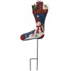 ATT Christmas Snowman Garden Stake Decor Snowman Stocking Decoration, Outdoor