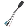 Car Bluetooth5.0 AUX Module Handsfree Mic ABS Wearproof Antiaging for