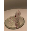 Glass Baron Bear Glass Figurine Daddy's Girl Handcrafted Father's Day