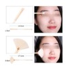 ZOREYA 10pcs Pearl White Portable Professional Makeup Blending Brushes Set