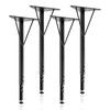 Pilida Adjustable Table Legs 19-30 Inch,Heavy Duty Steel Furniture Legs