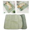 Dog Cooling Mat Breathable Portable Rattan Bed Pet Summer Sleeping