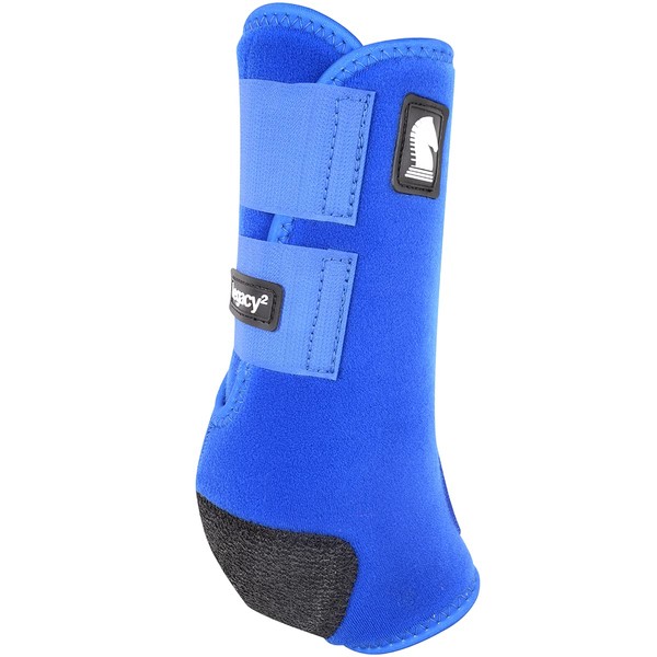 Classic Equine Legacy2 Support Boots, Hind (Blue, Small)