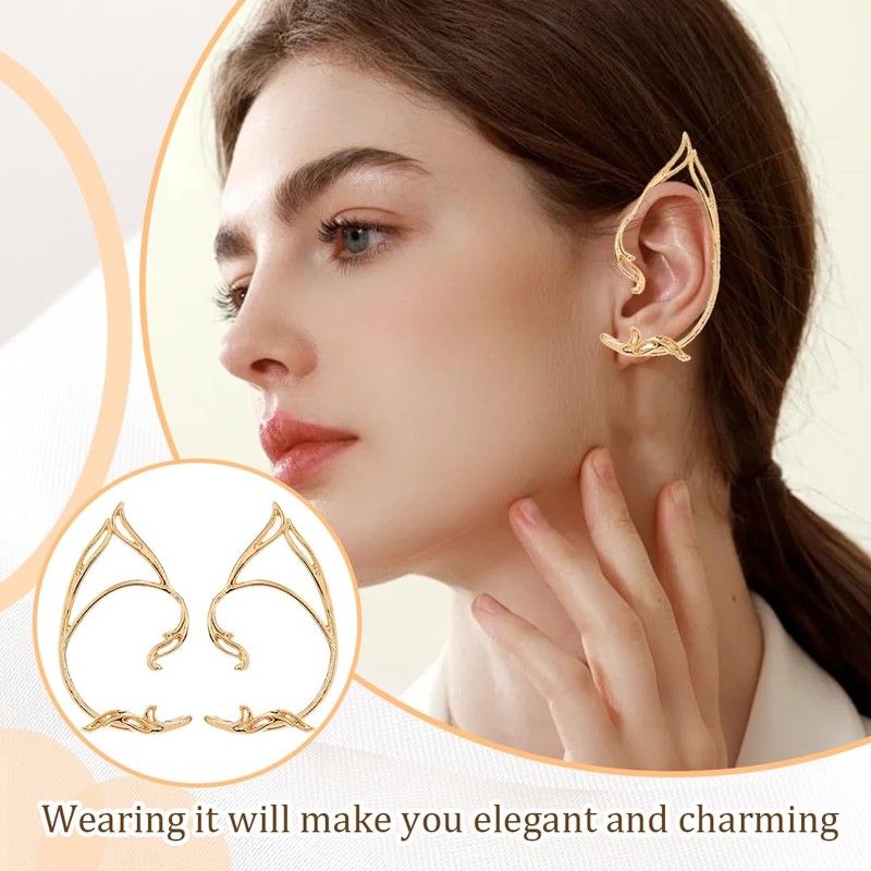 LQIOACU 1 Pair Elf Ears Elf Costume Women's Elf Ears