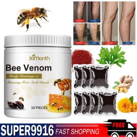 Bee Venom Lymphatic Drainage & Slimming Foot Soak Beads 10PC