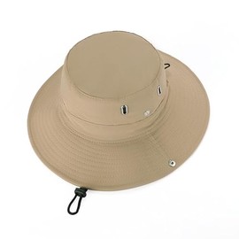 XILTAEN Sun Hat Bucket Hat for Women Men Wide Brim UPF 50+ Breathable UV Protection Fishing Beach Bucket Hats, khaki