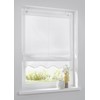 Kutti Olivia Roman Blind with Eyelets Grey / White /
