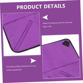 NOLITOY Thickened Neoprene Camera Lens Wrap for Mirrorless Cameras Soft Durable and Splashproof Lens Pouch Bag Compact and Lightweight Design for Travel and Outdoor Photography