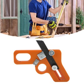 Cuchilla de Corte de Borde para Carpintería, Hoja de Corte de Arco de Banda de Borde de Desbarbado, Fácil de Desatornillar, Compacto Incisivo Manual para Armario (2 Uso)