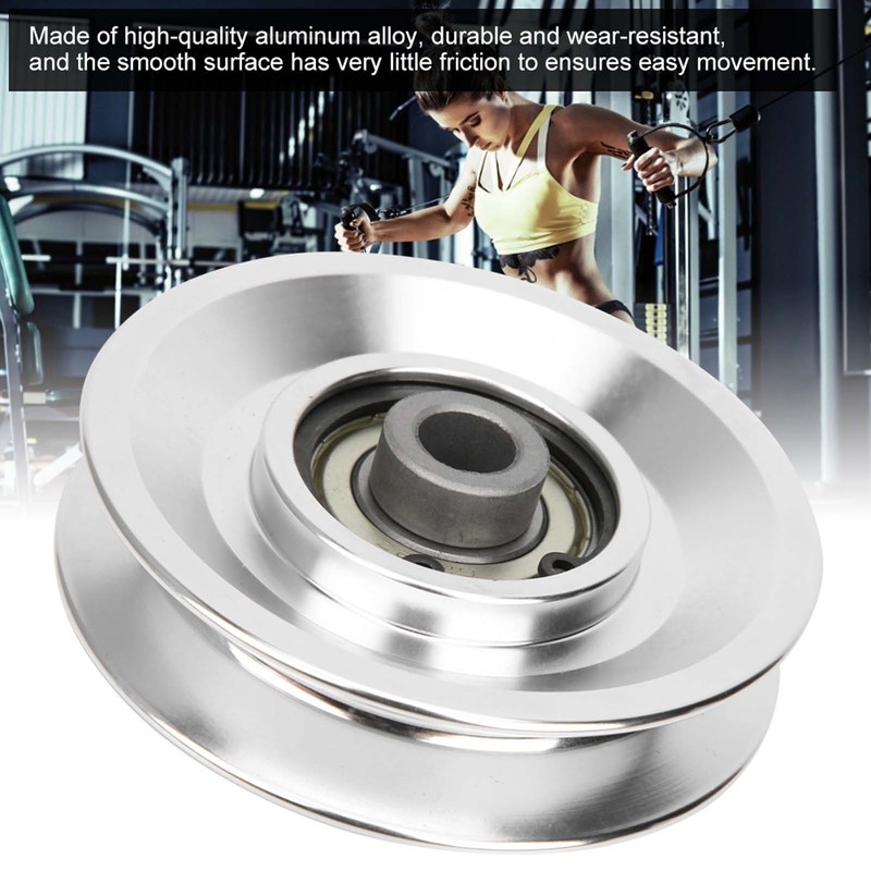 Aluminium Alloy Pulley Strength Training Exercise Hardware Fitness Equipment Accessories80mm