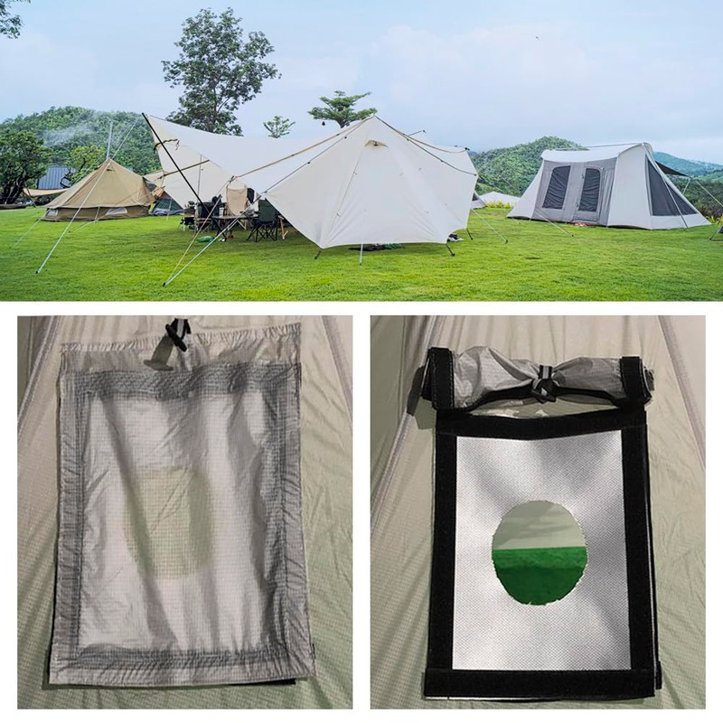 Tent Stove Jack, Heat-Resistant Stoves Jack Kit Removable Tent Chimney