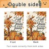 ARGOOFG Fall for Jesus Cross Garden Porch Flag Decor 12"x18"