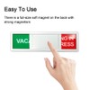 LICQIC Privacy Sign, IN/OUT - Sliding Door Sign with Fast