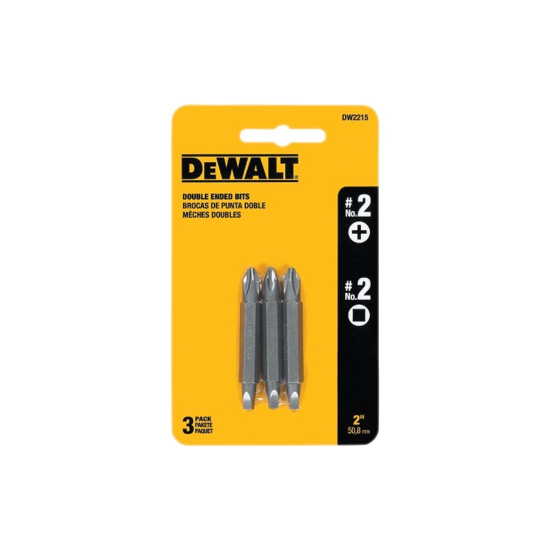 DEWALT DW2215 #2 Phillips and #2 Square Recess Double Ended