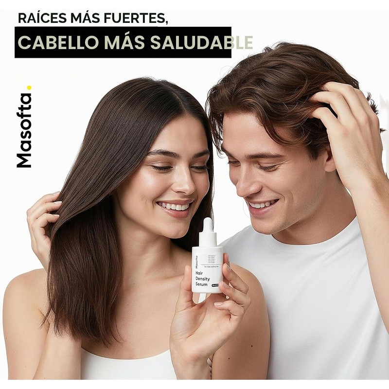 Sérum capilar Masofta para el crecimiento del cabello. Promueve el