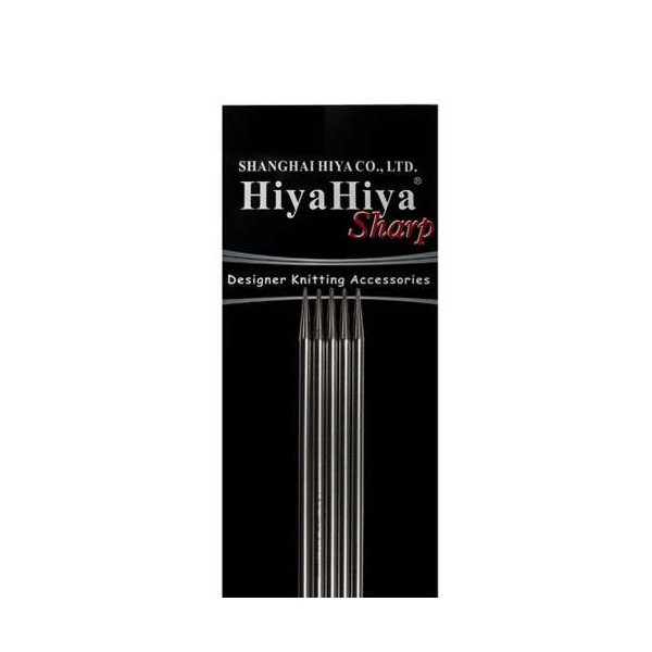 HiyaHiya Double Point 6 inch (15cm) Sharp Steel Knitting Needles (Set of 5) Size US 7 (4.5mm) HISSTDP6-7