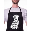 Print4U Life Is Better With A Dog Apron Dog Lover