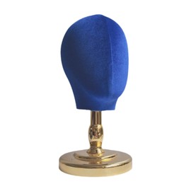 Generic Velvet Manikin Head, Wig Holder Display Head, Mannequin Head Hat Stand for Headdress, Salons, Wig, Shops, Jewelry