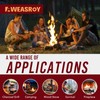 Fire Starter Squares 64 - Fire Starters for Fireplace,Chimney,BBQ Grill,Camping