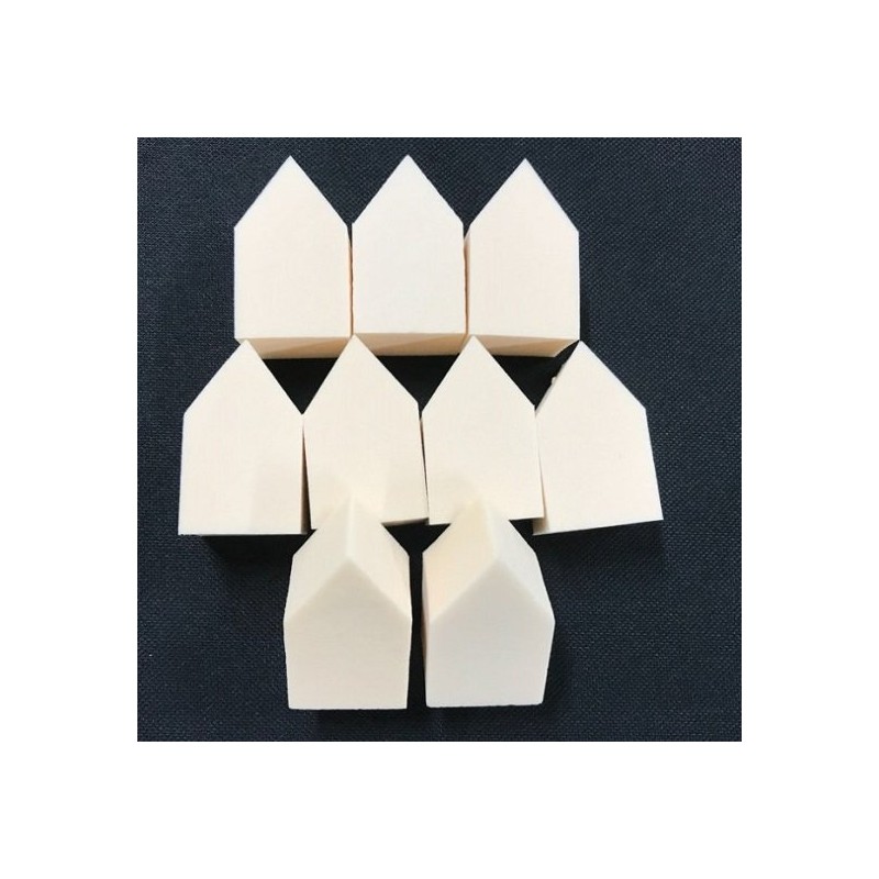 DNK Cosmetics Soft, Large Capacity Puff Sponge 50-Pack (House Skin