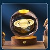 3D Crystal Ball Night Light Rechargeable Battery Soft Light Multifunction