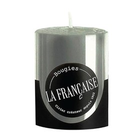 Bougies La Francaise - French Made Votive Candle - Made in France, Grey Color, +/- 12-Hour Burn Time - 1.50 x 1.96 inches