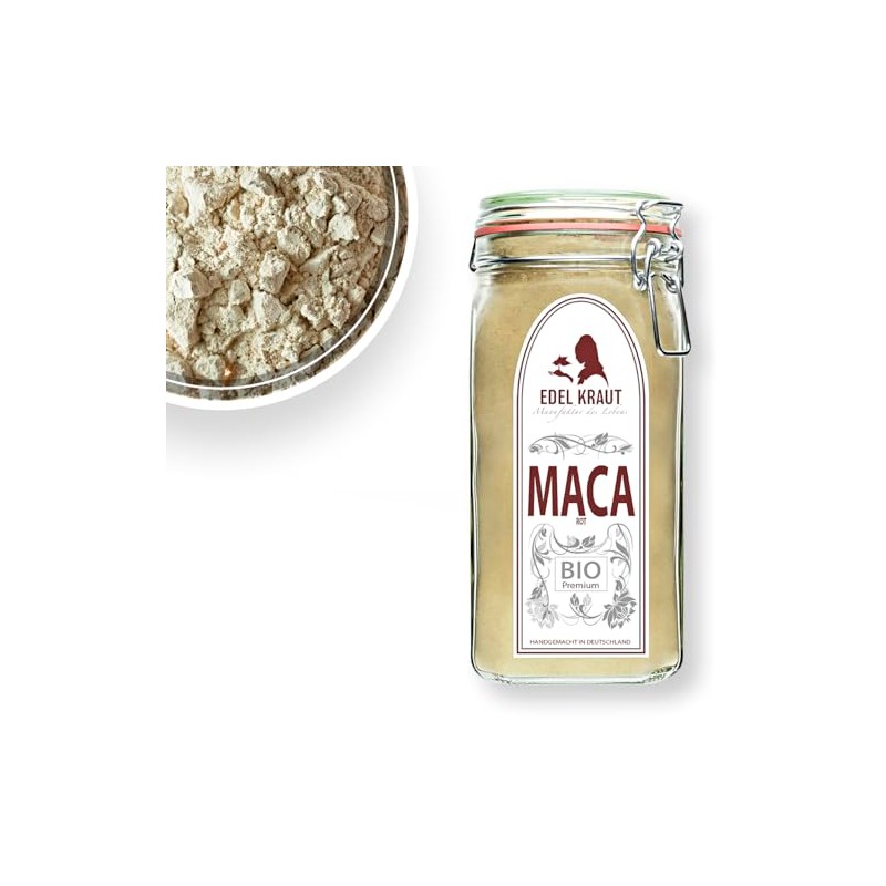 EDEL KRAUT Manufaktur des Lebens Maca Pulver BIO MACA ROT