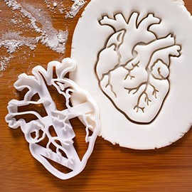 Cortador de galletas anatómico Corazón, 1 pieza - Bakerlogy