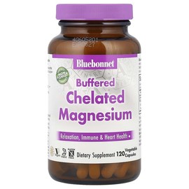 Bluebonnet Nutrition, Buffered Chelated Magnesium, Veggie Capsules 120 Tablets (200mg per capsule) / Bluebonnet Nutrition (블루보넷뉴트리션), 완충 킬레이트화 마그네슘, 베지 캡슐 120정(캡슐 1정당 200mg)