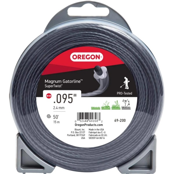 Unbranded Efficient .095Inch x 50Ft Super-Twist Gatorline Trimmer Line for
