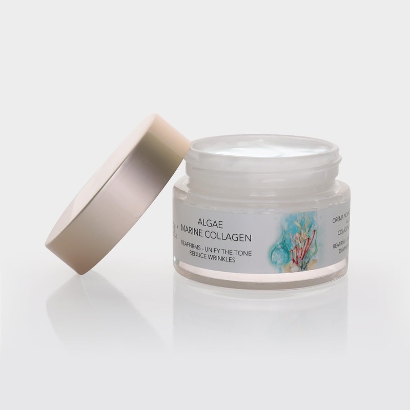 NOVACELL Algae Face Mositurizer Cream with Marine Collagen - Improves