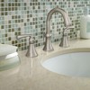 Moen Wetherly Spot Resist Brushed Nickel Two-Handle Widespread Bathroom Faucet