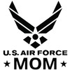 U. S Air Force MOM Vinyl Decal | Blac| Sticker