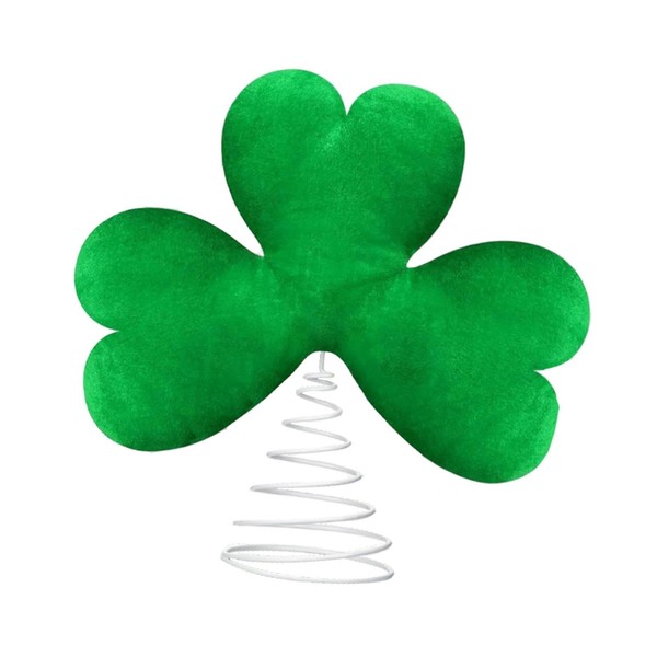 Hellery Tree Top for St. Patrick's Day, Cloverleaf Decoration for