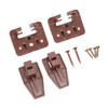 10 Pack Drawer Track Guide and Glides Dresser Center Mount